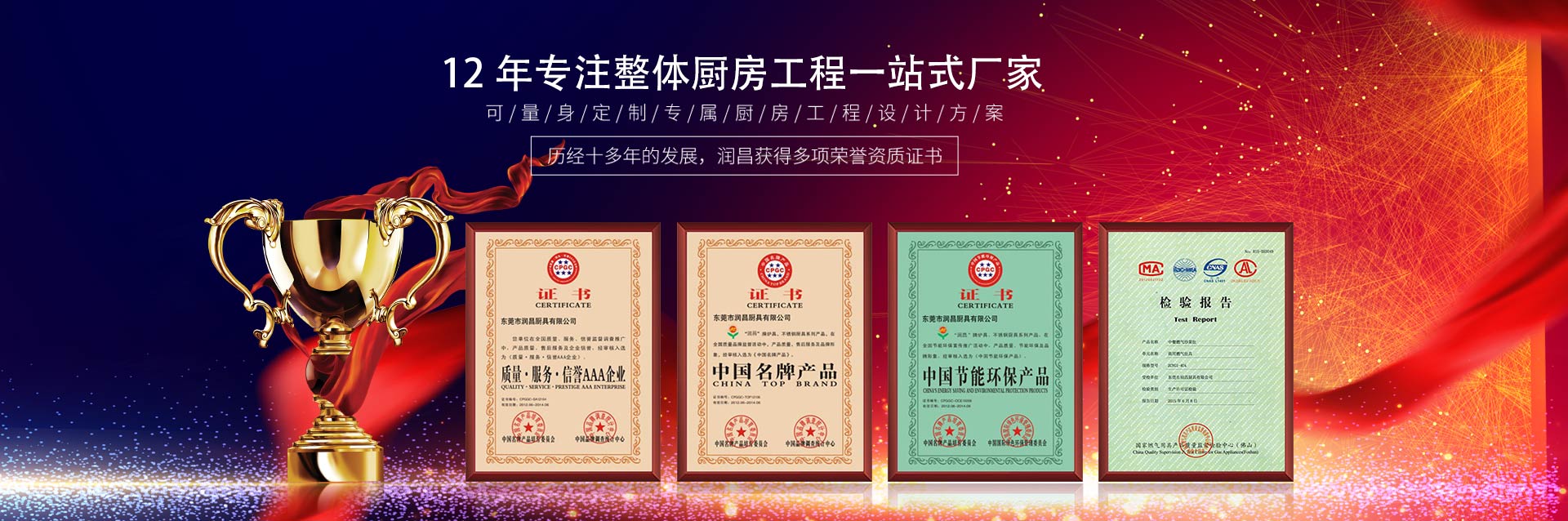 12年专注整体厨房工程一站式厂家